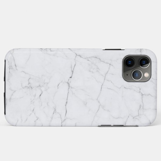 Elegant White Marble Case-Mate iPhoneケース (裏面(横))
