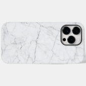Elegant White Marble Case-Mate iPhoneケース (裏面 (横))