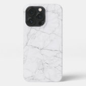 Elegant White Marble  iPhoneケース (裏面)