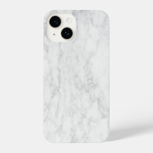 Elegant White Marble iPhoneケース (裏面)