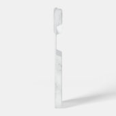 Elegant White Marble iPhoneケース (左側面)