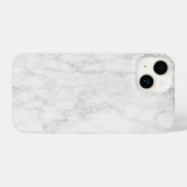 Elegant White Marble iPhoneケース (裏面横)