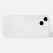 Elegant White Marble iPhoneケース (裏面横)