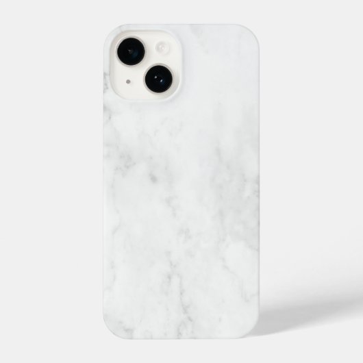 Elegant White Marble iPhoneケース (裏面)