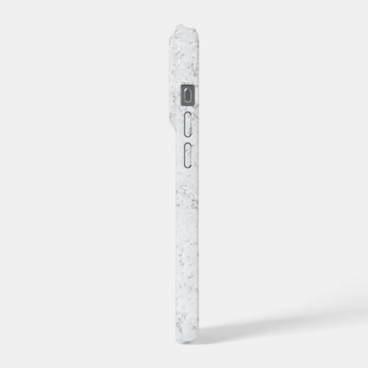 Elegant White Marble  iPhoneケース (左側面)