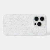 Elegant White Marble  iPhoneケース (裏面横)