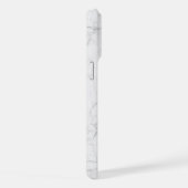 Elegant White Marble  iPhoneケース (右側面)