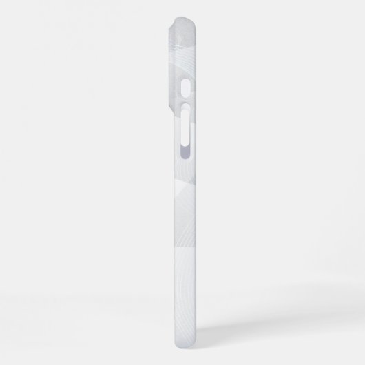 Elegant White Marble iPhoneケース (左側面)