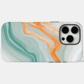 Elegant White Marble Pattern Case-Mate iPhoneケース (裏面 (横))