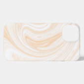 Elegant White Marble Pattern iPhoneケース (裏面横)