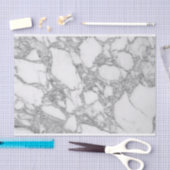 Elegant white marble stone decoupage crafts & gif 薄葉紙 (クラフト)