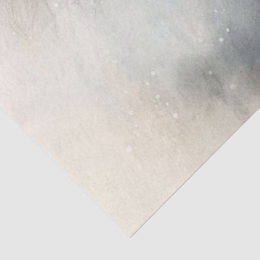 Elegant White Mystical Fairytale Horse Decoupage 薄葉紙 (詳細)