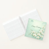 Elegant White Orchid Birthday ノートブック (内部)