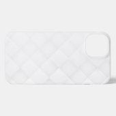 Elegant White Pattern  iPhoneケース (裏面横)