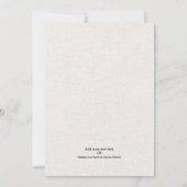 Elegant White Roses Bridal Shower 招待状 (裏面)