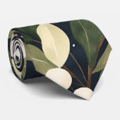 Elegant White Snowberry Holiday Tie  ネクタイ (ロール)