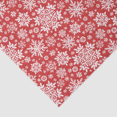 Elegant White Snowflake (Cranberry) 薄葉紙 (詳細)