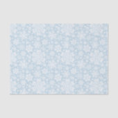 Elegant White Snowflake (Frost Blue) 薄葉紙 (正面)