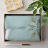 Elegant white swan floral blue 薄葉紙 (ギフト)