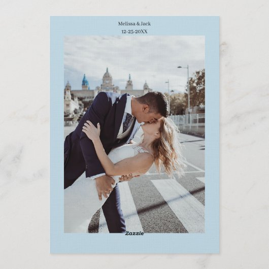 Elegant White Winter Fantasy Dragon Roses Wedding  招待状 (裏面)