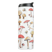Elegant Wild Mushroom Personalized Nature Themed タンブラー (回転左)