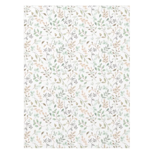 Elegant Wildflower Boho  テーブルクロス (正面)