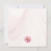 Elegant Wildflower Garden Wedding Invitation 招待状 (裏面)