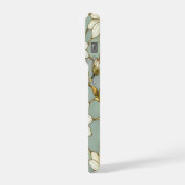 Elegant Wildflower iPhone Cover with Stained Glass iPhoneケース (左側面)