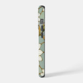 Elegant Wildflower iPhone daisy with Stained Glass iPhoneケース (左側面)