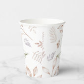 Elegant Wildflower Rustic Floral Garden Paper Cup 紙コップ (右)