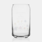 Elegant Wildflower Spring Wedding Personalized ガラス缶 (裏面)