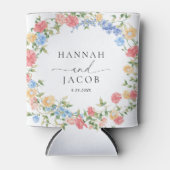 Elegant Wildflower Wedding Favor 缶クーラー (正面)