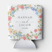 Elegant Wildflower Wedding Favor 缶クーラー (裏面)