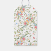 Elegant Wildflower Wedding Thank You Favor ギフトタグ (裏面)