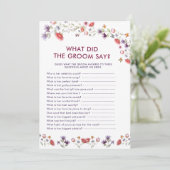 Elegant Wildflower What Did the Groom Say Game (スタンド正面)