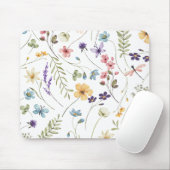 Elegant Wildflower Wild Flower Floral マウスパッド (マウス)