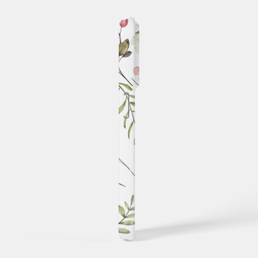 Elegant Wildflower Wild Flower Floral Custom iPhoneケース (右側面)