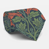 Elegant William Morris Strawberry Floral Pattern ネクタイ (ロール)