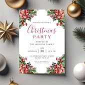 Elegant Winter Botanical Christmas Party  招待状