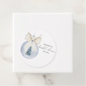 Elegant winter bridal shower  フェイバータグ (インサイチュ)