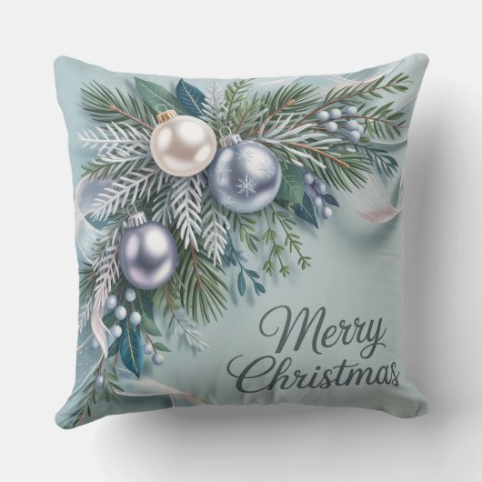 Elegant Winter Cheer クッション (裏面)