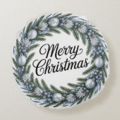 Elegant Winter Cheer ラウンドクッション (裏面)