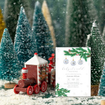 Elegant Winter Clothes Ornaments Baby Shower