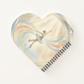 Elegant Winter Ice Skating Birthday  ノートブック (裏面)