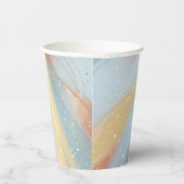 Elegant Winter Ice Skating Birthday Invitation 紙コップ (右)