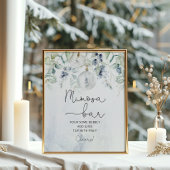 Elegant winter Mimosa bar ポスター