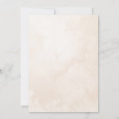 Elegant Winter Snowy Pine Tree Landscape Wedding 招待状 (裏面)