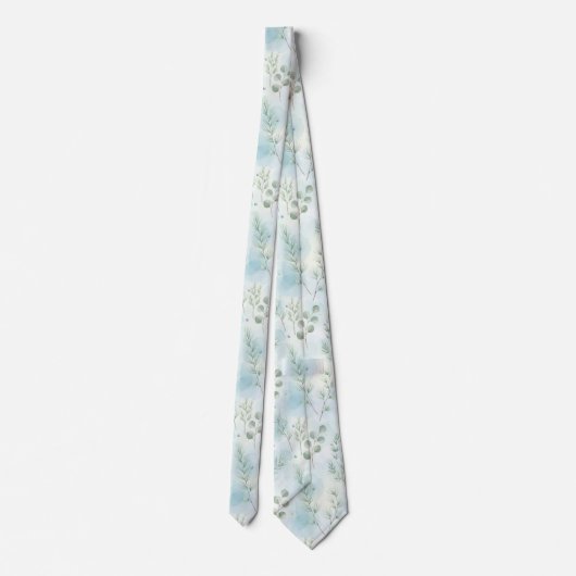 Elegant Winter Wonderland Tie ネクタイ (裏面)