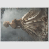 Elegant Woman in Opulent Ball Gown  薄葉紙 (正面)