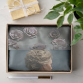 Elegant Woman in Opulent Ball Gown  薄葉紙 (ギフト)